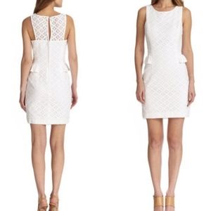 Lilly pulitzer lace Abby peplum dress